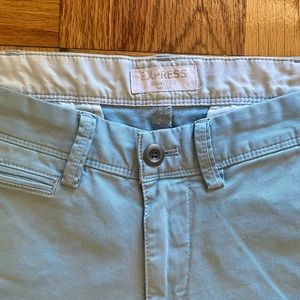 Express skinny fit light blue chinos
